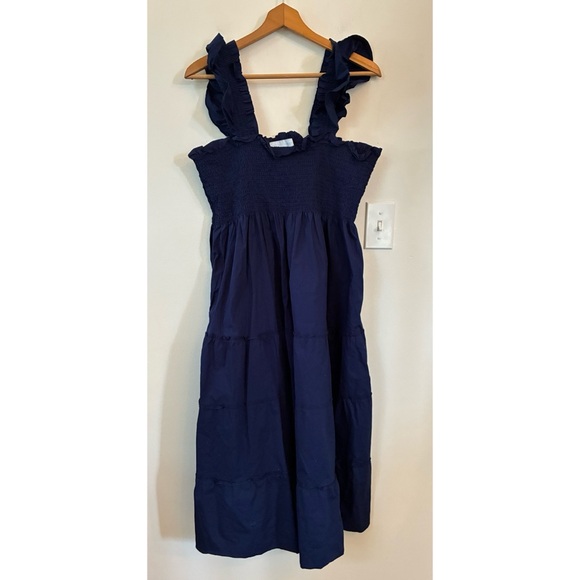 Hill House Home Ellie Nap MIDI Dress in Navy - Picture 10 of 14